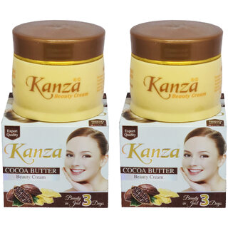 Kanza Face Beauty Cocoa Butter Cream For Men & Women - 50g (Pack Of 2) Kanza Face Beauty Cocoa Butter Cream For Men & Women - 50g (Pack Of 2)