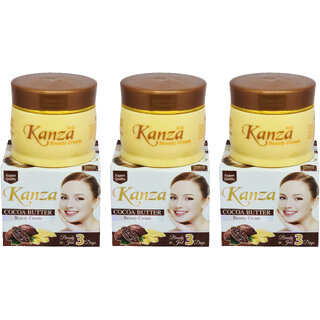                       Kanza Face Beauty Cocoa Butter Cream For Men & Women - 50g (Pack Of 3)                                              