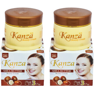                       Kanza Face Beauty Shea Butter Cream For Men & Women - 50g (Pack Of 2)                                              