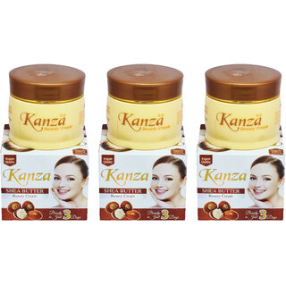                       Kanza Face Beauty Shea Butter Cream For Men & Women - 50g (Pack Of 3)                                              