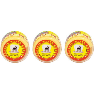                       Classic White Face Beauty yellow Cream - Pack Of 3 (15gm)                                              