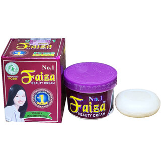                       Faiza Beauty No.1 Cream Inside Soap - 50g                                              