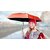 Manbhy Wine Bottle Shape Mini Compact Foldable Umbrella with Plastic Case (Multi Color, Pack of 1) Manual lift Folding