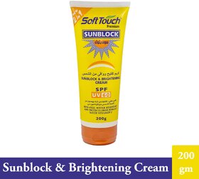SoftTouch Sunblock  Brightening Day Cream - Pack Of 1 (200g)