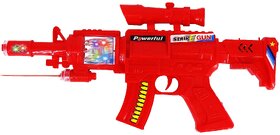Aseenaa Strike Toy Gun with Sound, Laser Light and LED Lights for Kids  Lights and Sound Feature Guns Toys Red