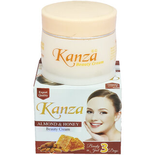                       Kanza Beauty Almond & Honey Cream For Men & Women - 50g (Pack Of 1)                                              