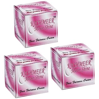                       Kashmeer Moon Shine Face Fairness Cream - Pack of 3 (30g)                                              