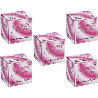 Kashmeer Moon Shine Face Fairness Cream - Pack of 5 (30g) Kashmeer Moon Shine Face Fairness Cream - Pack of 5 (30g)