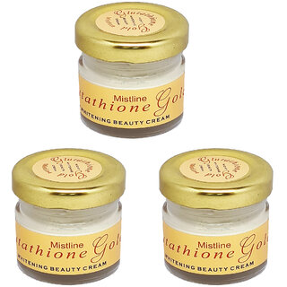                       Mistline Night Whitening Glutathne Gold Cream - Pack Of 3 (50g)                                              