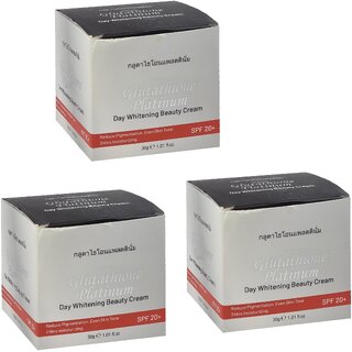                       Mistline Glutathne Platinum Day Whitening Cream - 30g (Pack Of 3)                                              
