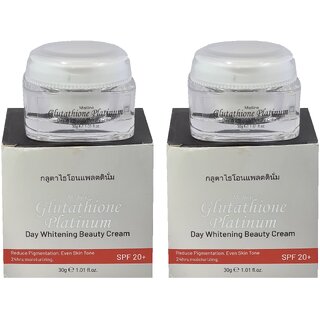                       Mistline Day Whitening Beauty SPF 20+ Cream - Pack Of 2 (30g)                                              