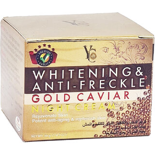                      YC Whitening Gold Caviar Night Cream - 20g                                              