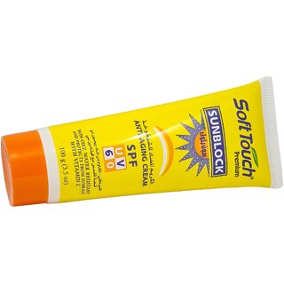                       SoftTouch Sunblock  Anti-aging SPF 60 Cream - (100g)                                              