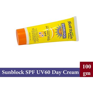 Sunblock  Anti-aging SPF-60 Vitamin C SoftTouch Cream - 100gm
