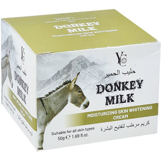 YC Donkey Milk Moisturizing Skin Whitening Cream - 50g YC Donkey Milk Moisturizing Skin Whitening Cream - 50g
