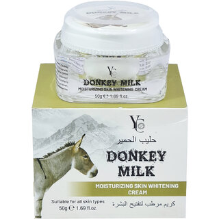 YC Donkey Milk Moisturizing Cream For All Skin - Pack Of 1 (50g) YC Donkey Milk Moisturizing Cream For All Skin - Pack Of 1 (50g)