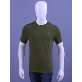 Redline Men's Bottle Green S/J Crew Neck T-Shirt