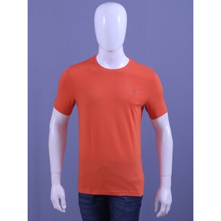 Redline Men's Orange S/J Crew Neck T-Shirt