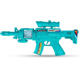                       Aseenaa Strike Toy Gun with Sound, Laser Light and LED Lights for Kids  Lights and Sound Feature Guns Toys Green                                              