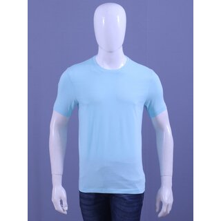 Redline Men's Aqua Blue S/J Crew Neck T-Shirt