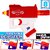 Aseenaa Mini Soft Air Blaster Gun With 3 Soft Foam Bullets Toy Guns for Gift to Kids Guns  Darts  (Red, White)