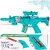 Aseenaa Strike Toy Gun with Sound, Laser Light and LED Lights for Kids  Lights and Sound Feature Guns Toys Green