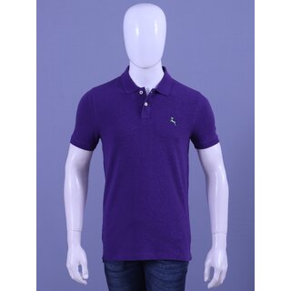                       REDLINE MENS PURPLE EMBROIDERED POLO T-SHIRTS                                              