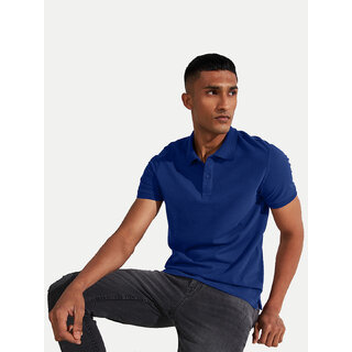                       Mens Royal Blue Polo  T-shirt                                              