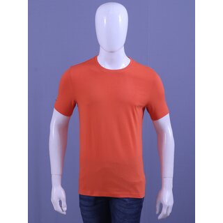                       Redline Men's Orange S/J Crew Neck T-Shirt                                              