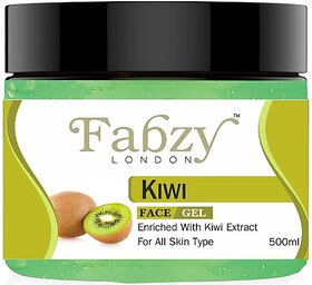 fabzy London Kiwi Massage Gel | With Natural Extracts|For Glowing Skin 500 ml (500 ml)