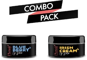 (Combo Of 2) Phenak India Blueberry Lip Balm And Irish Cream Lip Balm