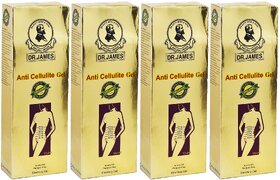 Dr James Anti Cellulite Slimming Gel - 250g (Pack Of 4)