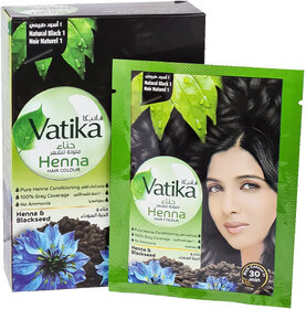 Vatika Henna  Blackseed Natural Black 1 Hair Colours - 60g