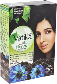Vatika Henna  Blackseed Black Hair Colours - (60gm)