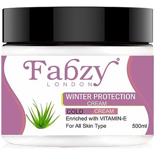                       fabzy London Khadi Winter Protection Cold Cream 500 ml (500 ml)                                              