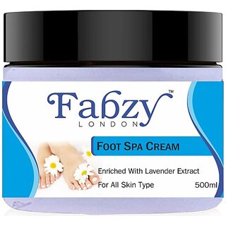                       fabzy Foot Spa Cream 500 ml (500 ml)                                              