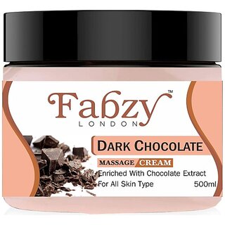                       fabzy Chocolate Cream For Face & Body | Moisturizer|Whitening and Brightening 500 ml (500 ml)                                              
