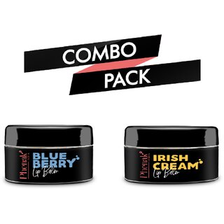 (Combo Of 2) Phenak India Blueberry Lip Balm And Irish Cream Lip Balm