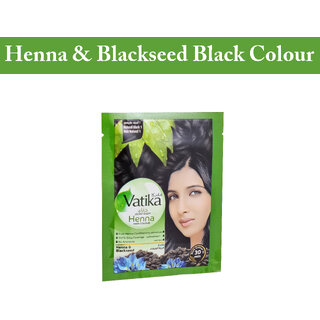 Black Hair Henna Blackseed Colours By Vatika - 60gm Black Hair Henna Blackseed Colours By Vatika - 60gm