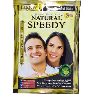                       Henna Natural Black Hair Dye Natural Speedy Shampoo (30ml)                                              