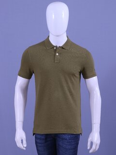 REDLINE MENS OLIVE GREEN SALID POLO T-SHIRTS