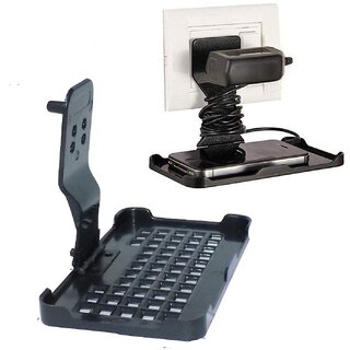                       Lazywindow Mobile Charging Stand Wall Holder for All Mobile Phones                                              