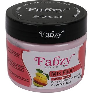                       fabzy LONDON MIX-FRUIT FACE PACK 500 ML (500 ml)                                              