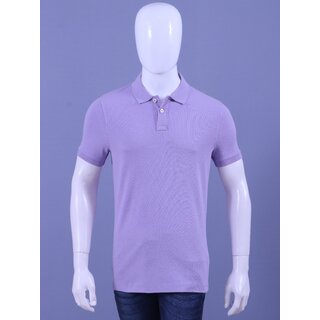                       REDLINE MENS LAVENDER SOLID POLO T-SHIRTS                                              