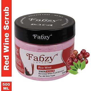                       fabzy LONDON RED WINE SCRUB 500 ML Scrub (500 ml)                                              