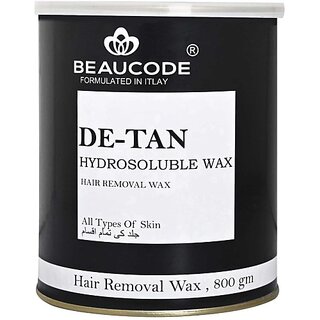                       Beaucode De-Tan Hair Removing Wax |For All Skin Types I 800 Gm Wax (800 g)                                              