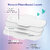 BLISSNATURAL Organic Sanitary Pads For Women  Trail Pack  Size - L,XL,XXL Ultra Soft Cotton Pads  Pack Of 12 Sanitary