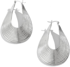 Silver Hollow Earrings for Women