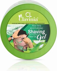 CLAVINIA Aloevera Moisturizing Shaving Gel 500 ml (500 ml)