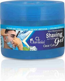 CLAVINIA Cool Mint Moisturizing Shaving Gel 500 ml (500 ml)